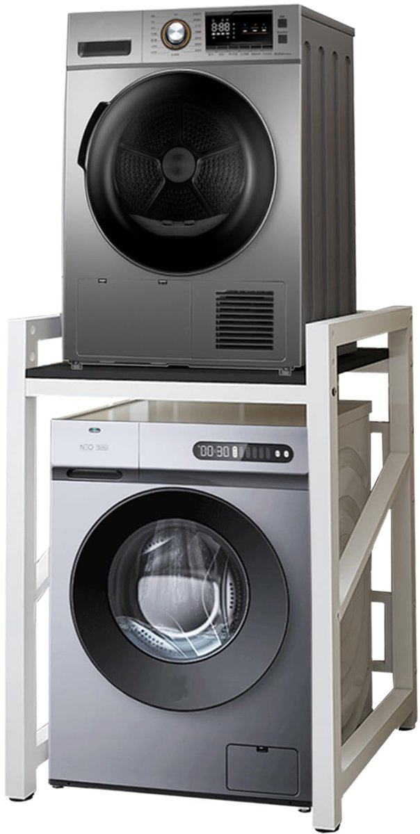 Azomor® Verstelbare en stabiele wasmachine plank voor badkamer en wasruimte