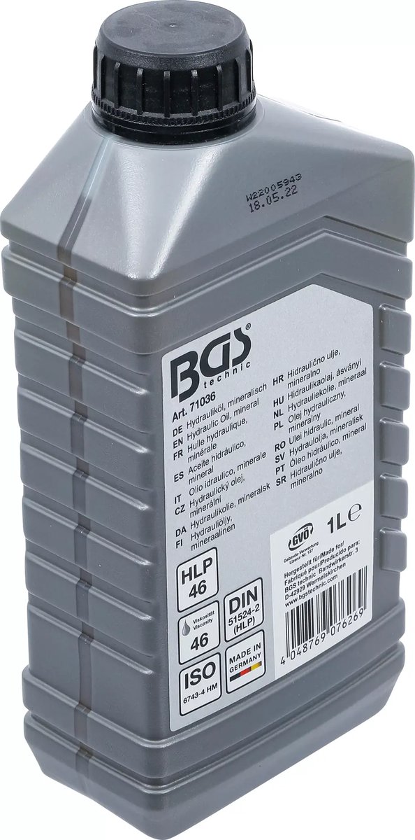 BGS Hydraulische olie - mineraal - 1 l