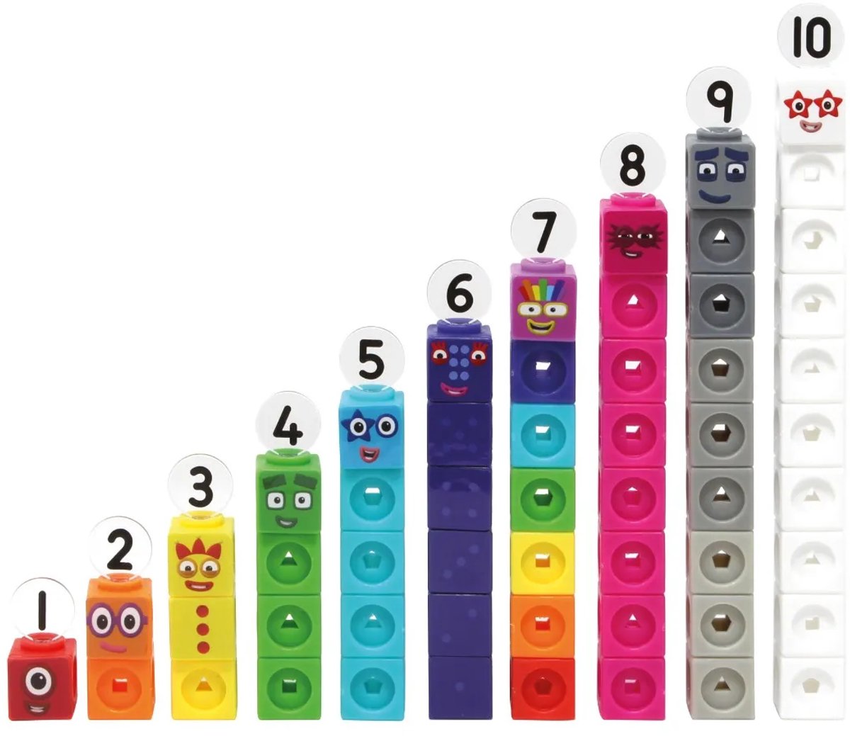Learning Resources MathLink® Cubes Numberblocks® 1-10 Activity Set - 3+ — afbeelding 12