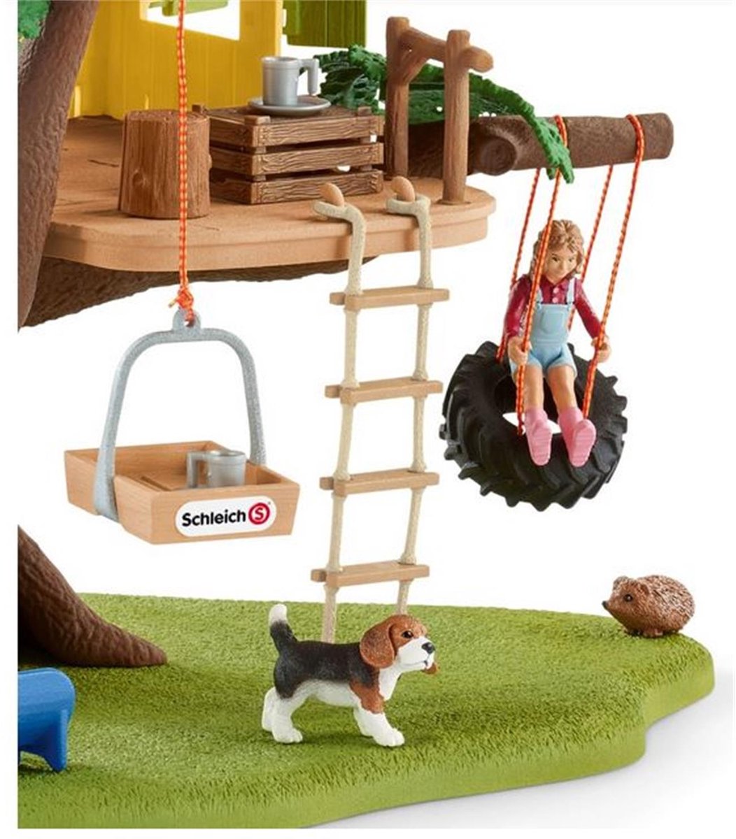 schleich FARM WORLD - Avontuurlijke boomhut - Speelfigurenset - Kinderspeelgoed voor Jongens en Meisjes - 3 tot 8 jaar - 28 Onderdelen — afbeelding 22