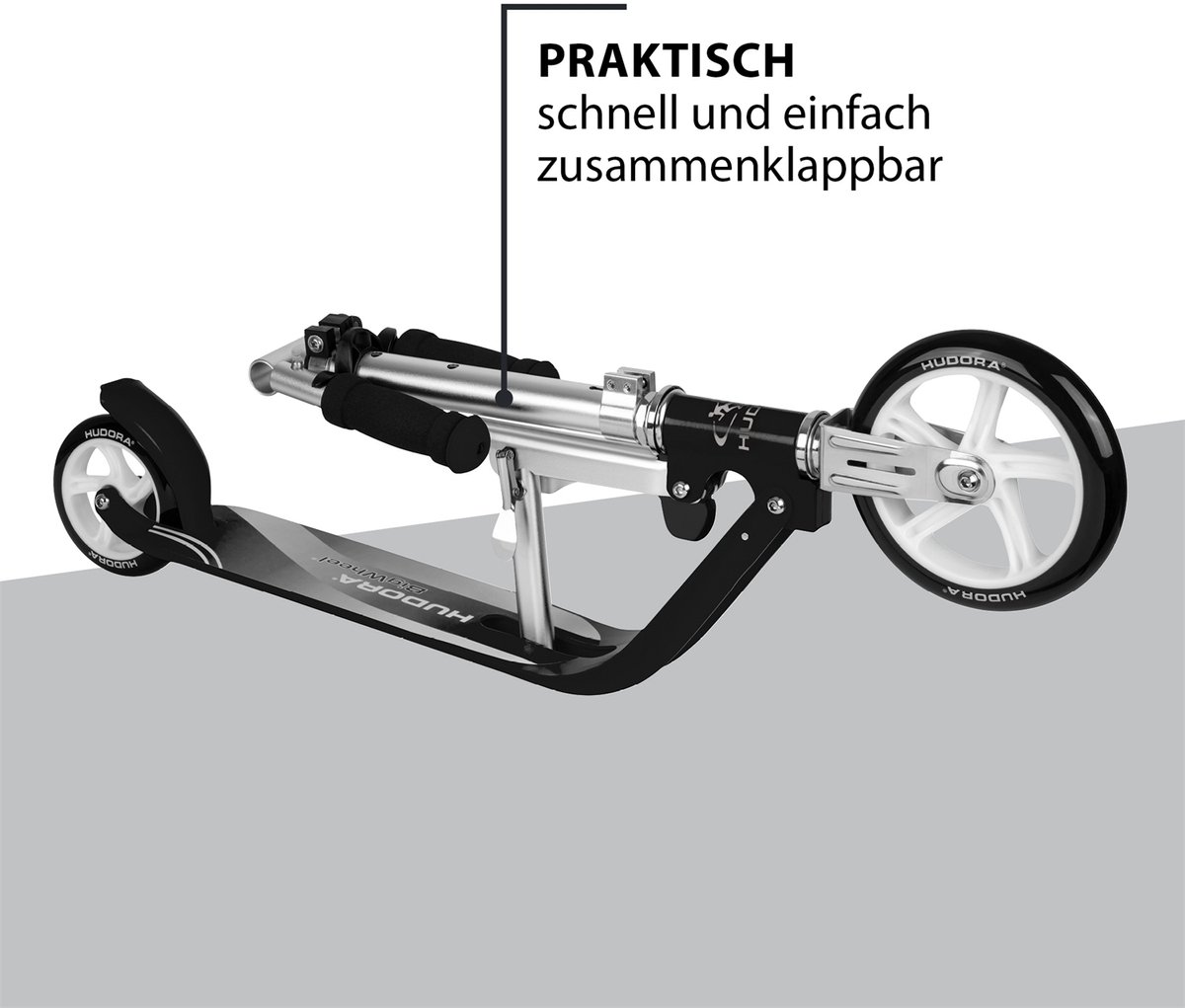 HUDORA Little BigWheel, Kinderen, Klassieke step, Elk geslacht, 100 kg, 2 wiel(en), Polyurethaan