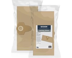 SQOON® Stofzuigerzakken Geschikt voor Parkside / Einhell UNI20 – Vervangt Model 23.421.30 – 5 Stuks