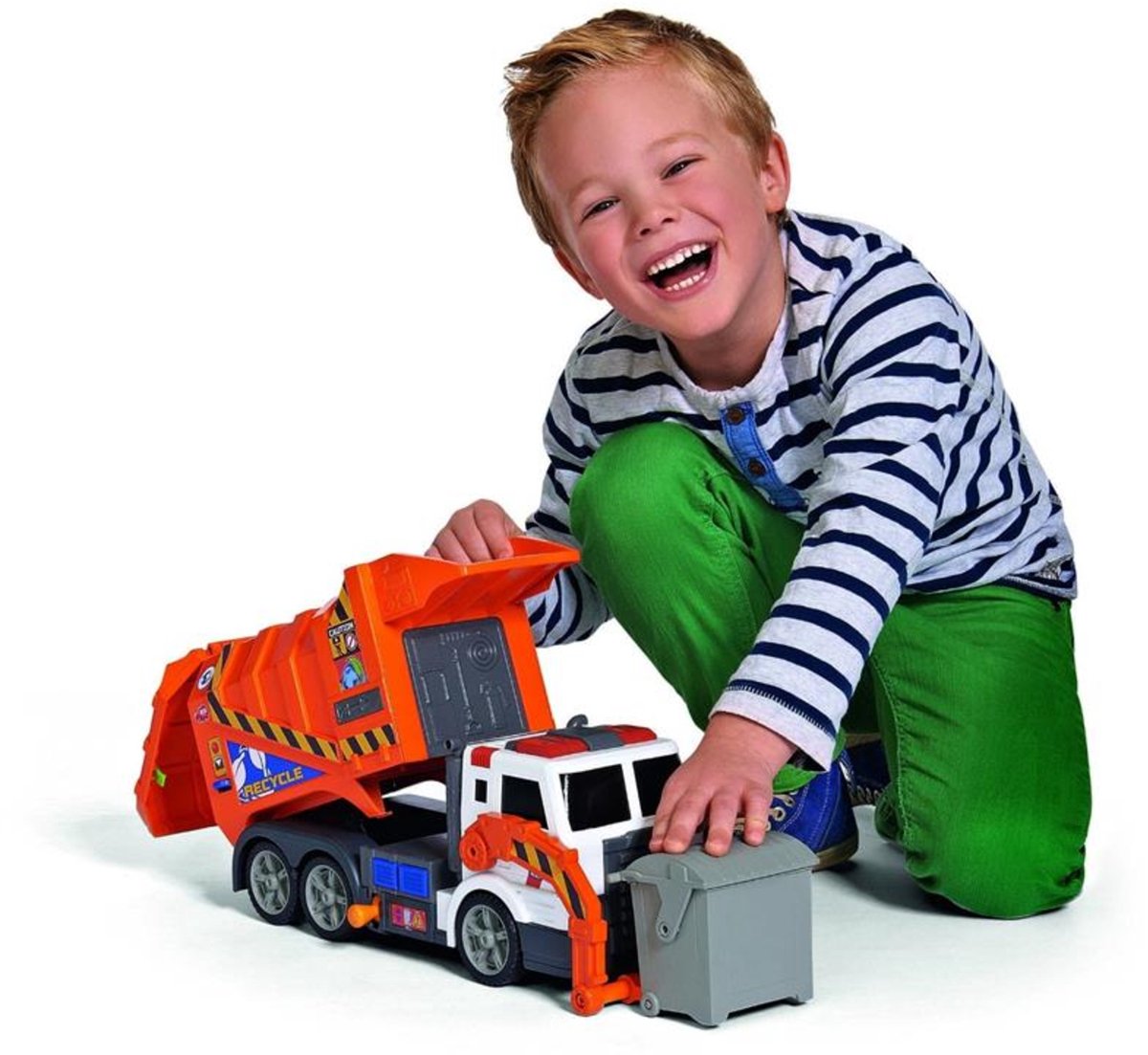 Dickie Toys Vuilniswagen - 46 cm - Geluid & Licht - Speelgoedvoertuig — afbeelding 2