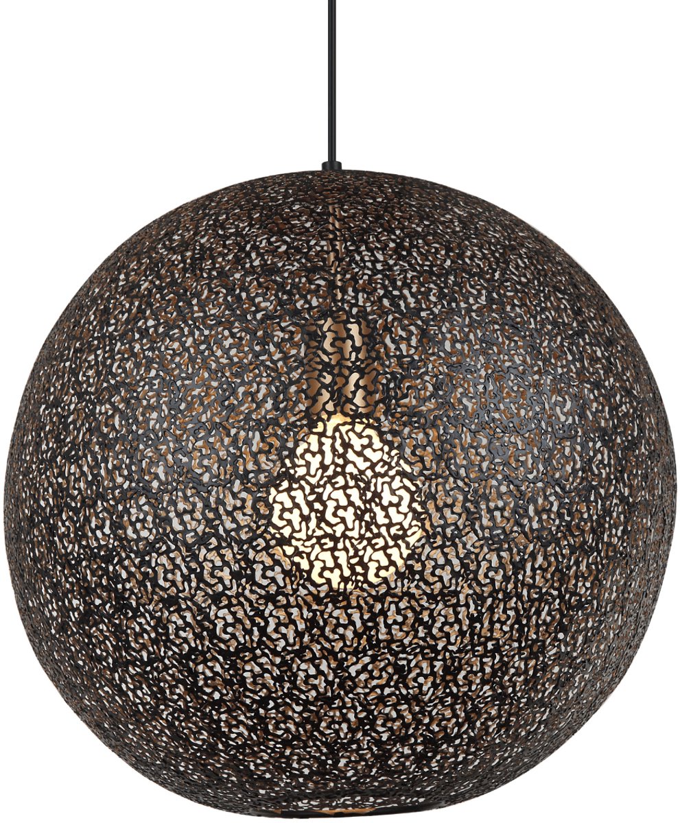 Vurna - Vurna Joanne hanglamp zwart staal rond 50cm