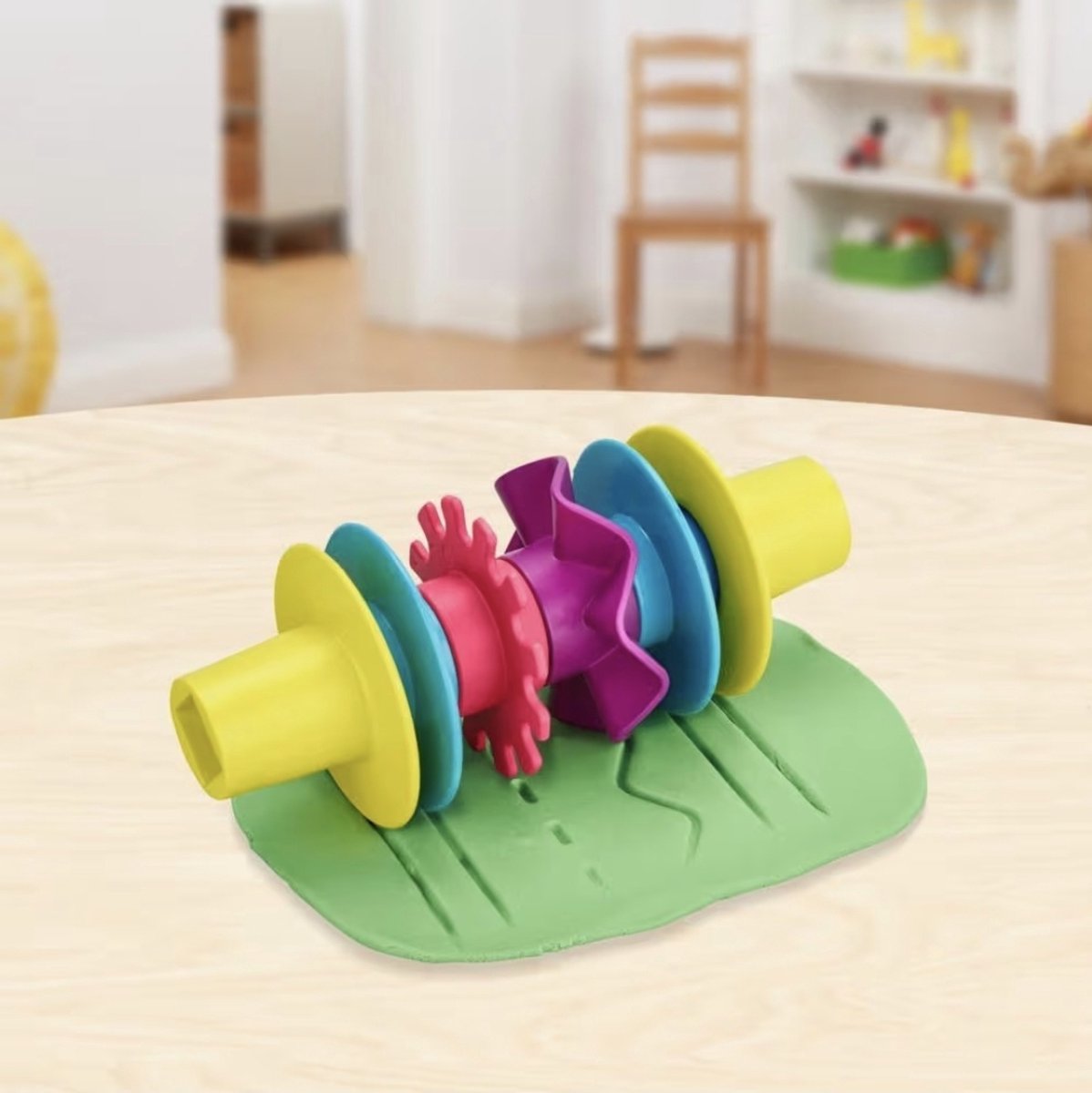 Hasbro - Play-Doh - Imagine Shales Set met 20 gereedschappen + 7 kleine potjes - Vormenfeest - Kleien - boetseren — cadeau in Spellen & Speelgoed - foto 7