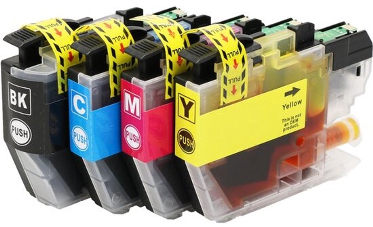 LC-3211 XL Zwart + Alle Kleuren Set - Huismerk inktcartridge compatible met Brother DCP J772DW \ DCP J774DW \ MFC J491DW \ MFC J497DW \ MFC J890DW \ MFC J895DW