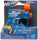 Nerf Elite 2.0 Ace SD-1 blaster in verpakking met 2 blauwe pijltjes met oranje punt.