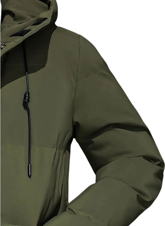 Mode Herenparka Londen Winter Jas Grove Windbreaker Warm Outdoor