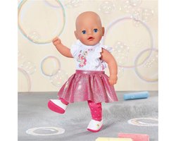 BABY born Little Doordeweeks outfit - Roze rokje - 36 cm
