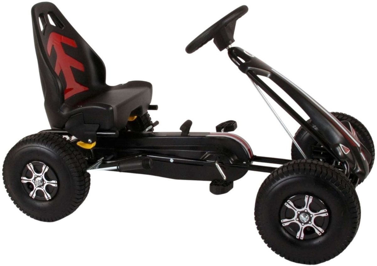 Volare Go Kart Racing Car - Jongens - Groot - Luchtbanden - zwart — afbeelding 2