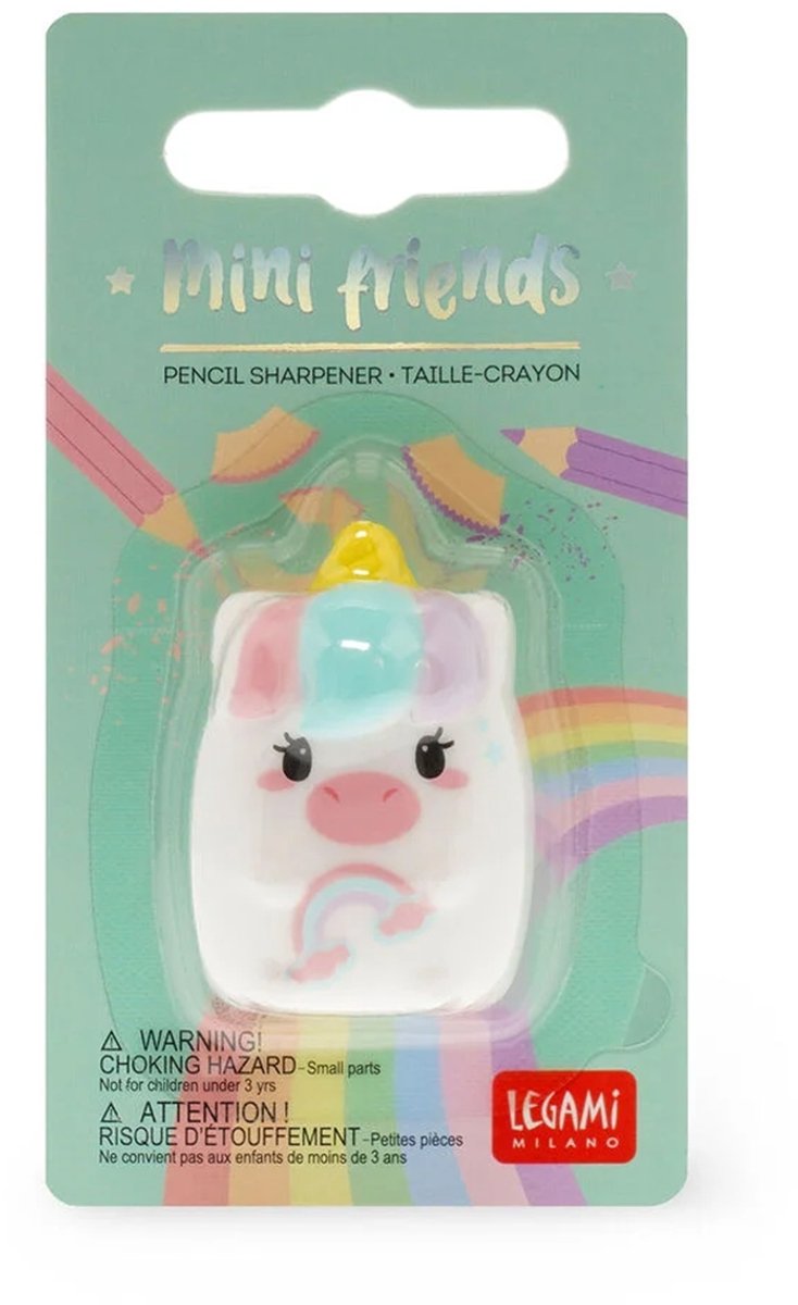 PENCIL SHARPENER - MINI FRIENDS - UNICORN