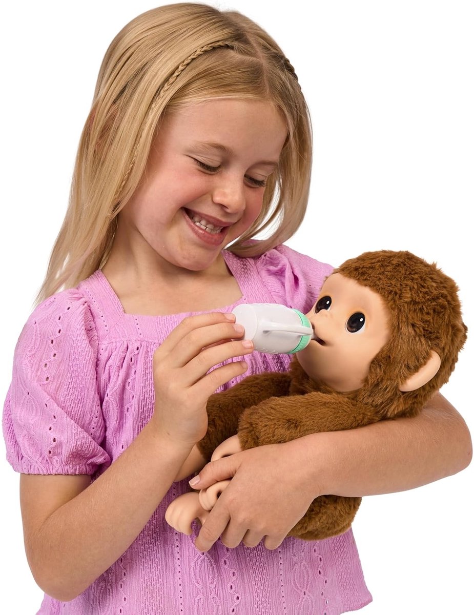 Little Live Pets - My Baby Monkey Mango - Interactieve knuffelaap — afbeelding 12