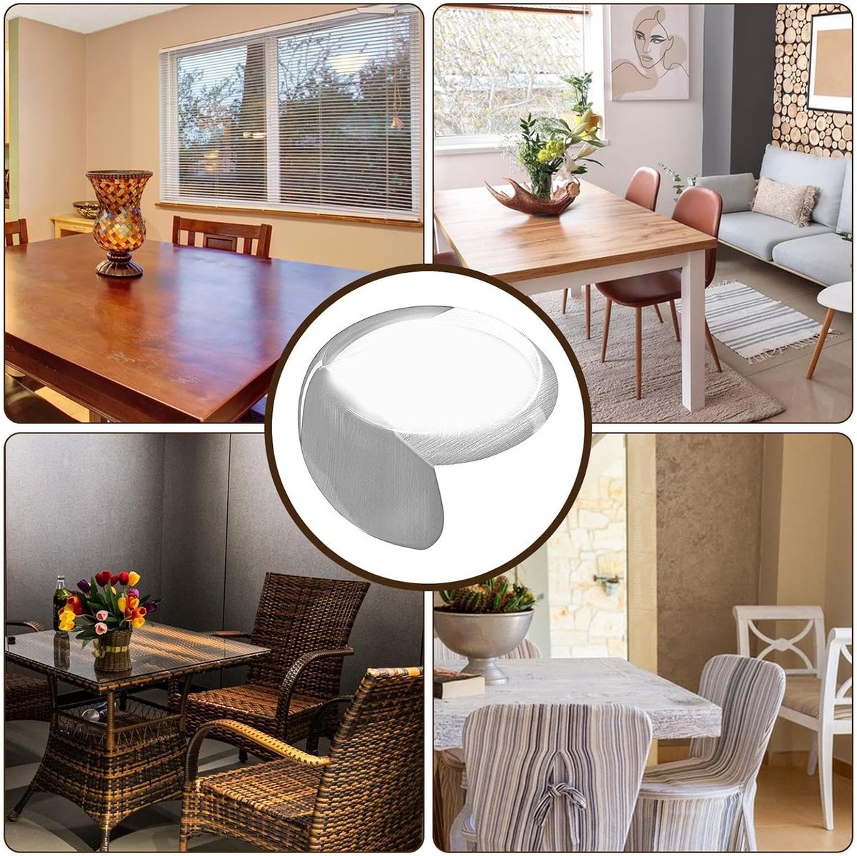 Kinderveiligheid Hoekbeschermers 10 Stuks - Transparant - Universeel - Extra Sterke Kleefkracht - Voor Meubels en Ramen - Eenvoudig te Installeren - Onzichtbare Bescherming - Babyproofing - Veiligheid Hoeken - Anti-stoot Hoekjes - Meubelbescherming – foto 3