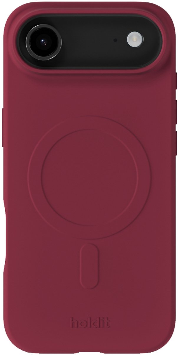 Holdit Soft geschikt voor MagSafe Case geschikt voor iPhone Air - Red Velvet