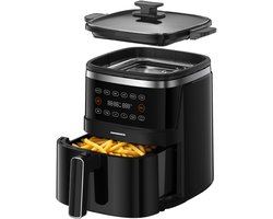 Heinner Airfryer 5L – 2600W Heteluchtfriteuse – Olievrij Frituren – Digitale Touchbediening – 6 Voorgeprogrammeerde Programma’s – Gezond & Vetarm Koken
