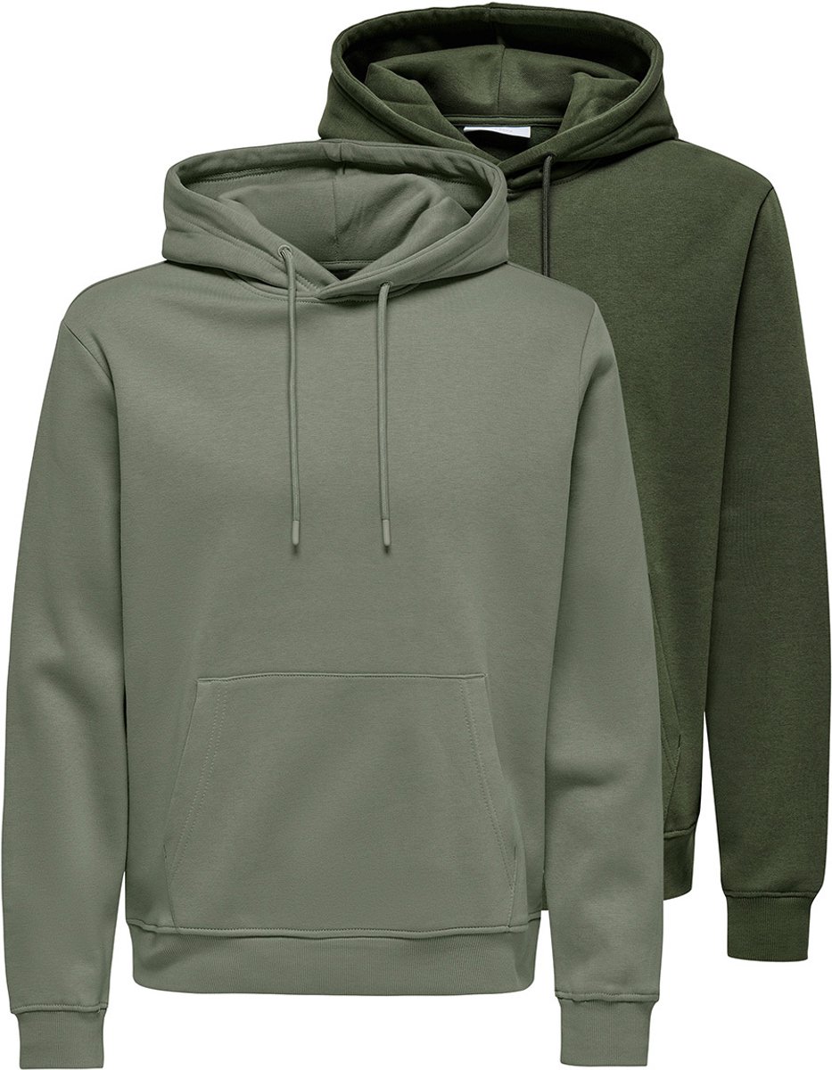 Only & Sons Heren hoddie 2 pack Connor