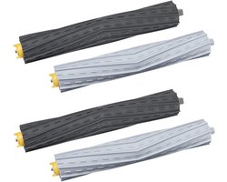 Rubberen borstelset geschikt voor iRobot 800 en 900 serie robotstofzuigers, vervangende rolborstel voor Roomba 850 860 861 866 870 880 890 960 980