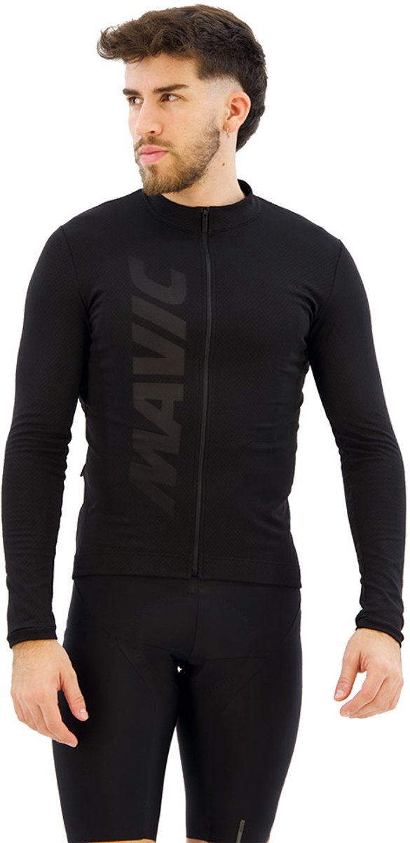 Mavic Aksium Thermo Trui Met Lange Mouwen Zwart L Man