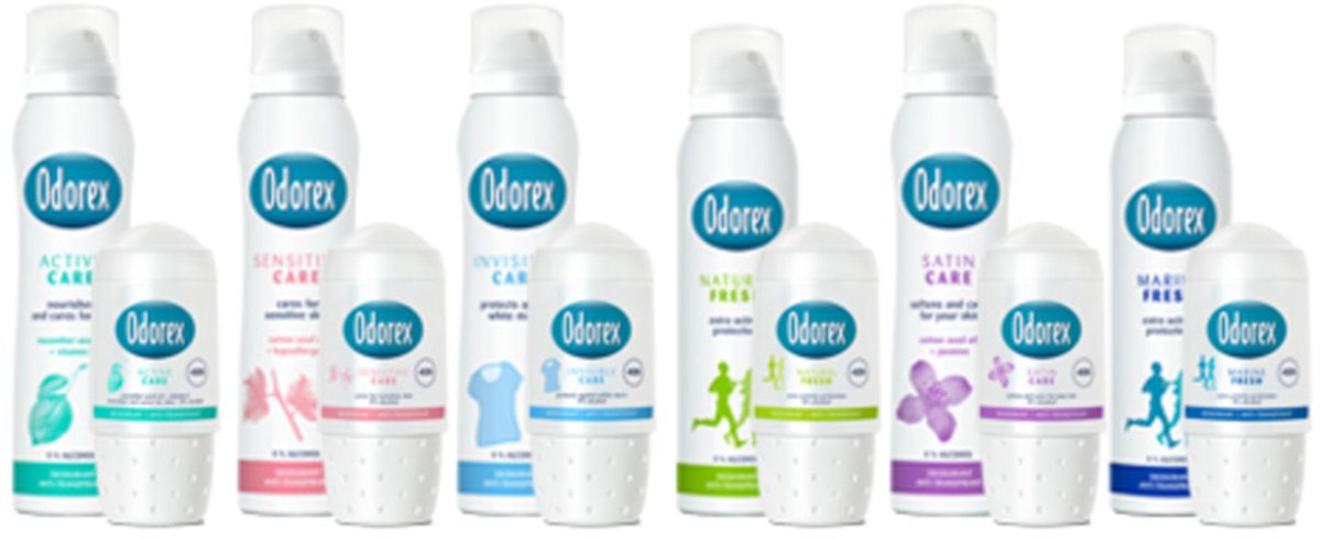 Bol.com Odorex Deodorant Roller Invisible Care - 3 x 50 ml - Voordeelverpakking aanbieding