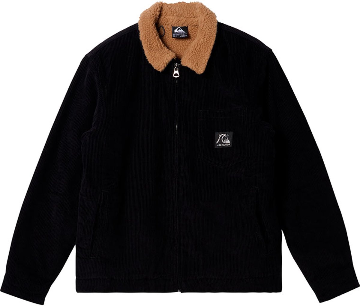 Quiksilver Dna Sherpa Harrington Jas 8 Years Jongens Zwart