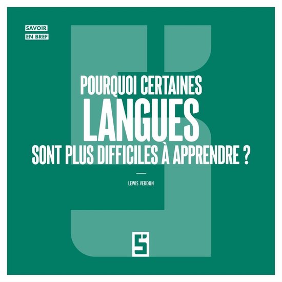 Pourquoi certaines langues sont plus difficiles à apprendre ... - cover
