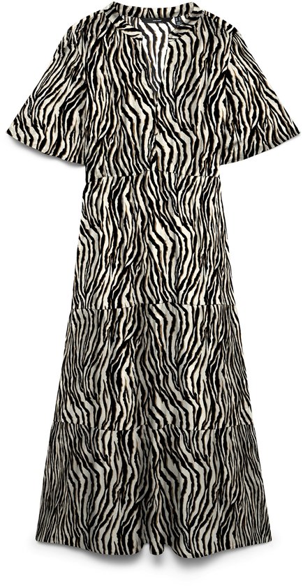 VERO MODA - VMEASY JOY S/S V-NECK 7/8 DRESS WVN - Dames - Maxi jurken