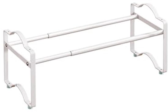 Vrieskast-organizer, 3 stuks vriesmanden, stapelbaar, vriesmand, met handvat en antislip bodem voor koelkast, kast (37,2 x 18,8 x 14 cm) (4 wit