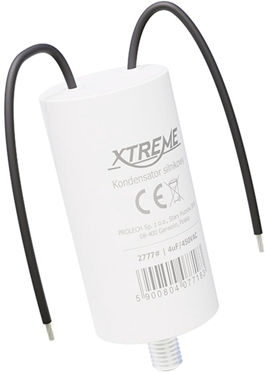 SKL condensator 4uF-450V met kabel