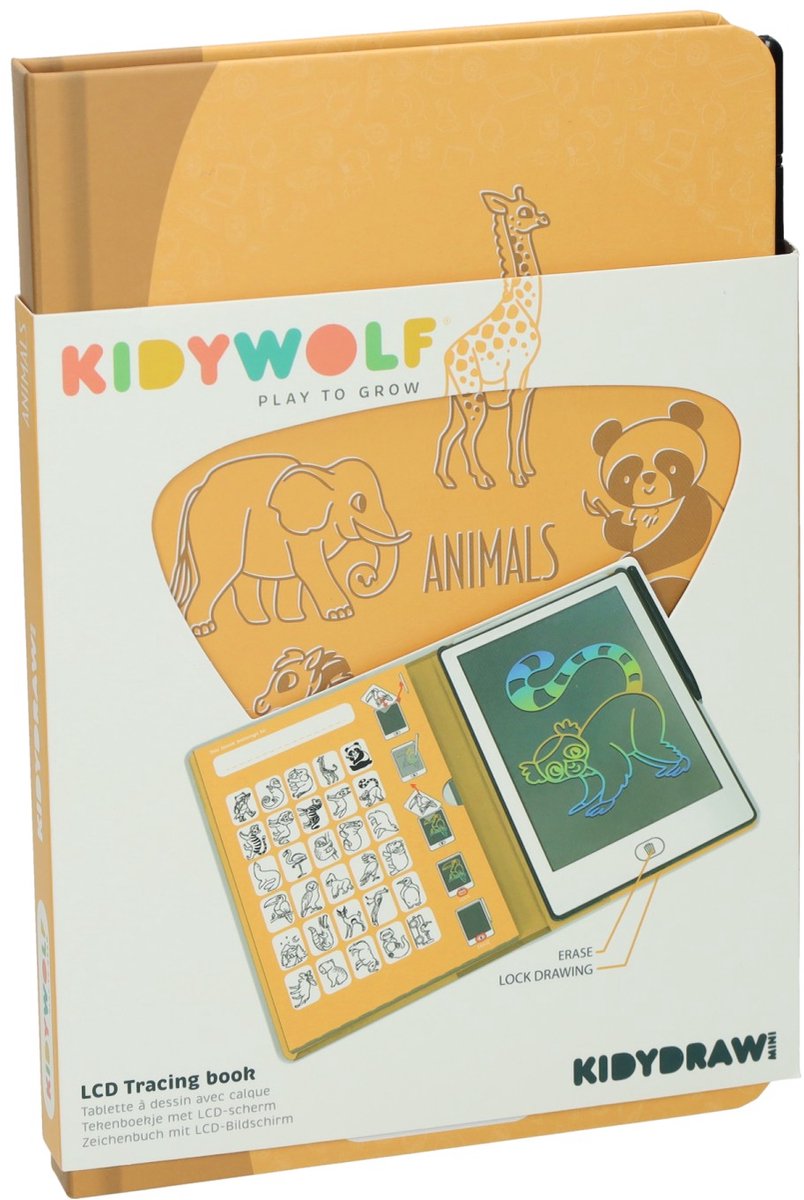 Kidywolf KIDYDRAW-MINI Tekentablet Er Was Eens - Mini Fem