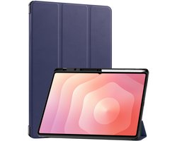 Étui rigide pour Samsung Galaxy Tab S11 Ultra avec découpe pour le S Pen - Bleu foncé