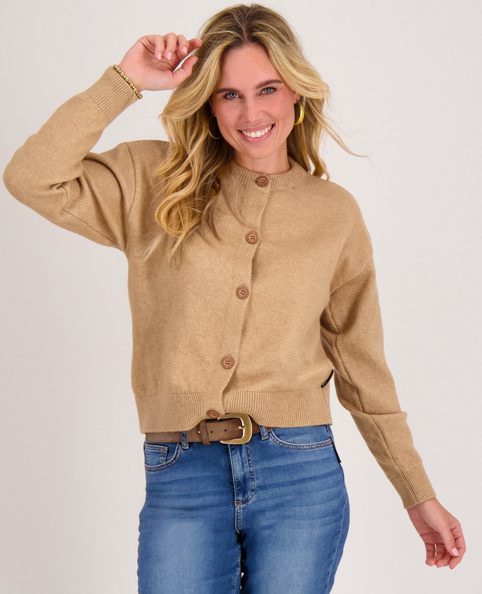 Je m'appelle Dames Vest - Bruin - Maat XS/S