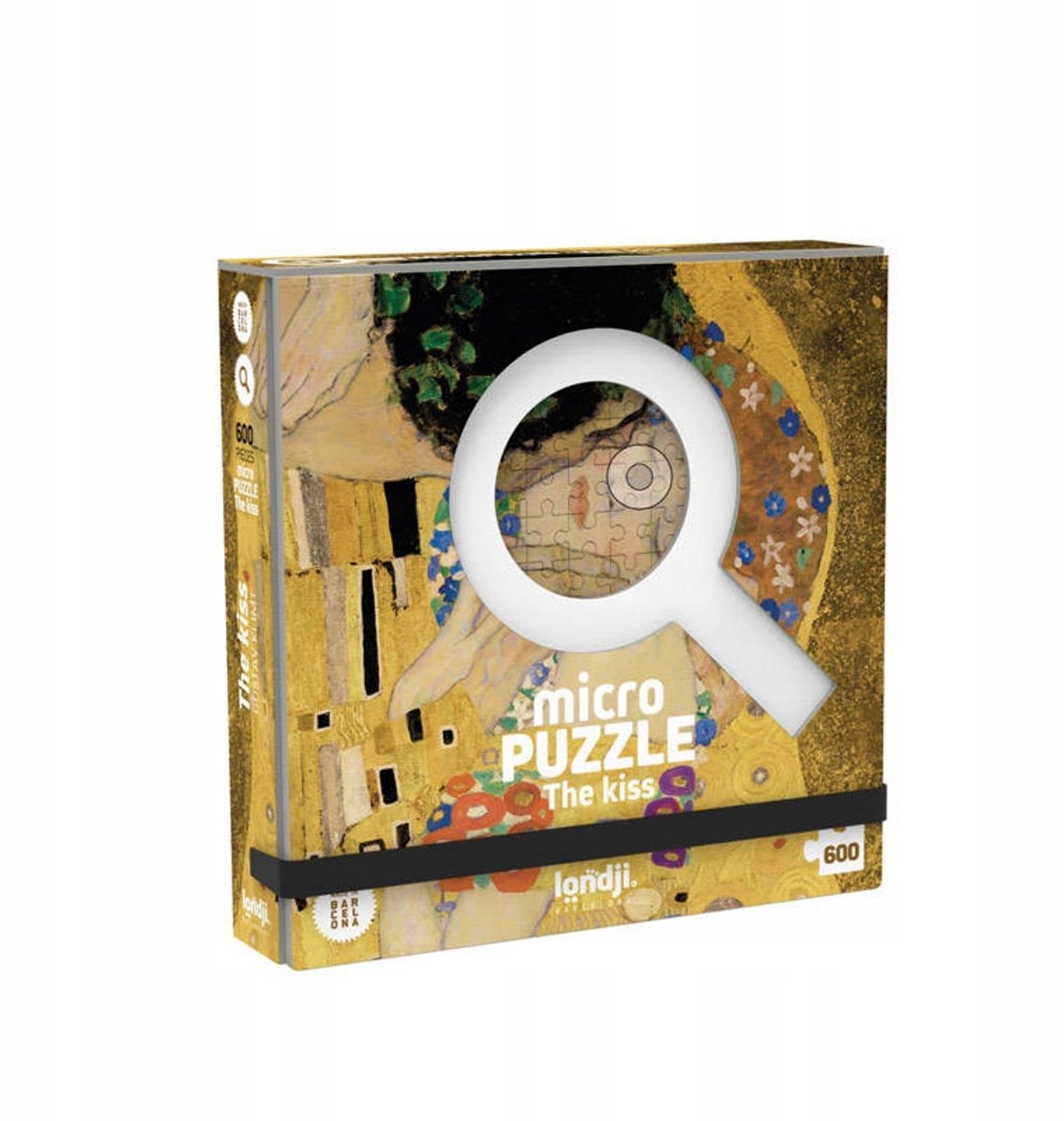 Londji Micro Puzzel 600 Stukken - Gustav Klimt De Kus