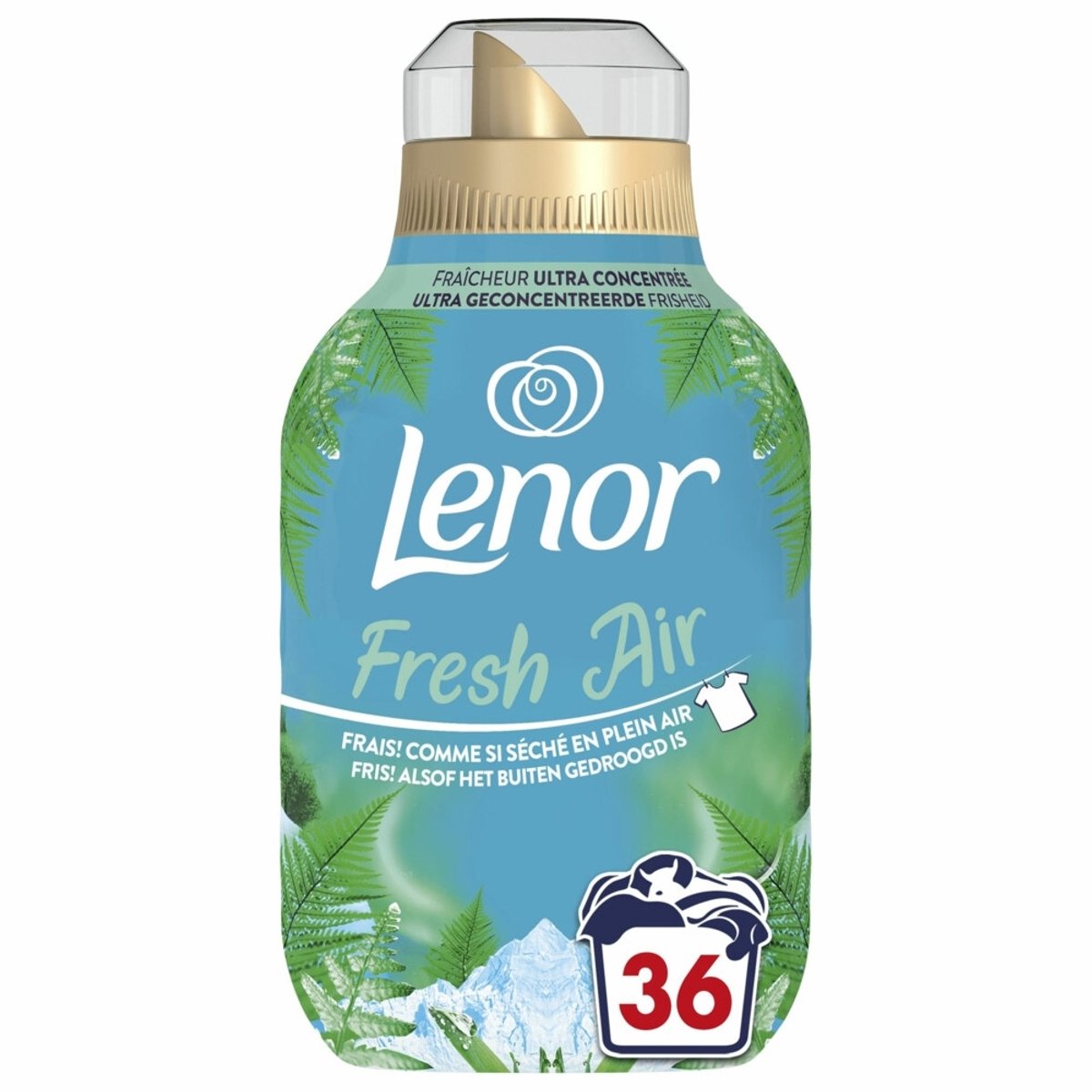 1 x Lenor - Wasverzachter - Fresh Air Noorderlicht - Ultra Geconcentreerd - 36 Wasbeurten - Wasverzachter - Frisheid - Citrus - Zeelucht - Kledingbescherming