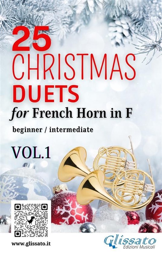 Christmas duets for French Horn 1 - 25 Christmas Duets for F ... - cover