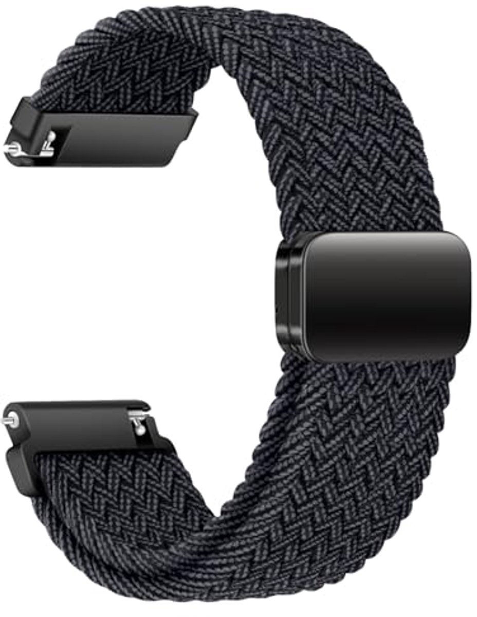 Nylon smartwatch armband voor heren en dames met verstelbare magneetsluiting
