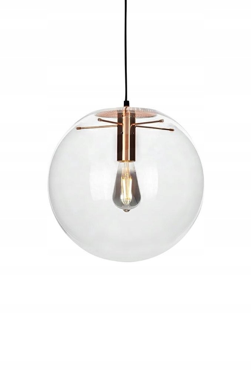 Sandra 20 hanglamp koperkleurig glas en metaal, 20cm