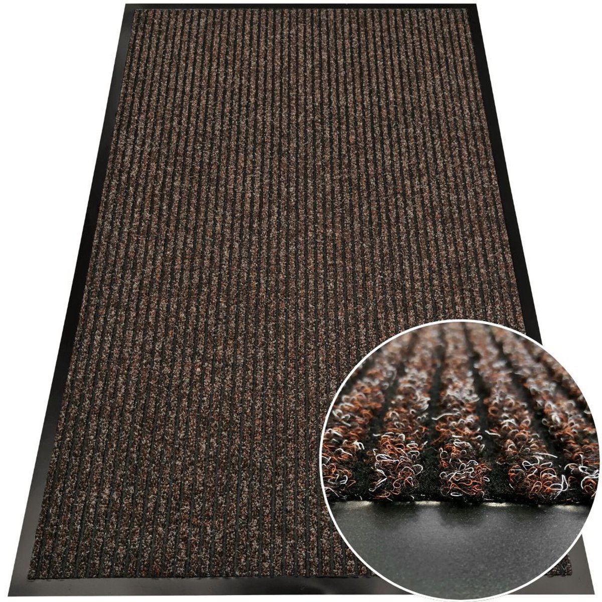 Grote Inloopmat 90x120 cm - Antislip Rubberen Rand - Kantoor & Huis