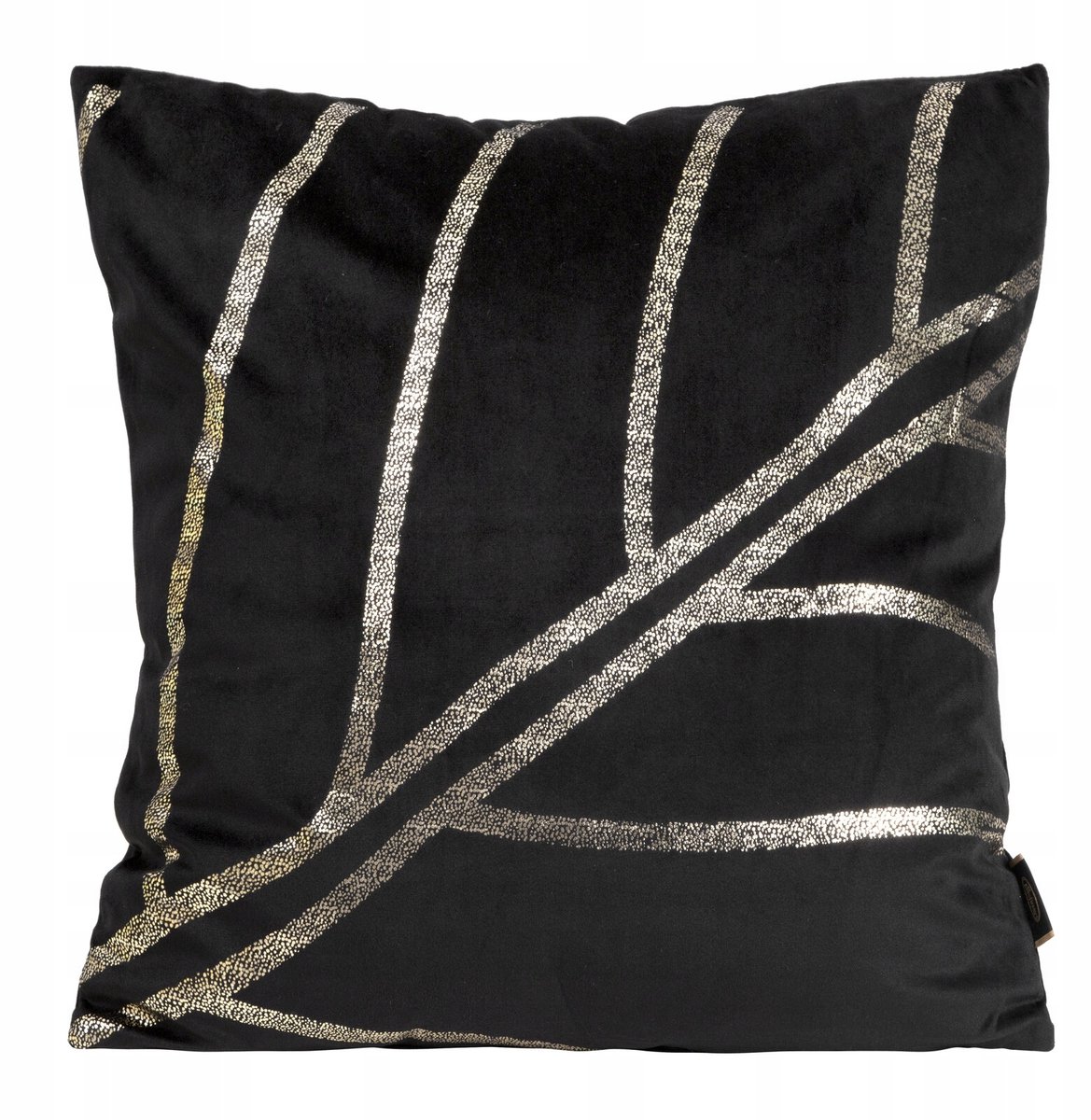 Decoratieve Kussenhoes Blink 45x45 cm Zwart Velours