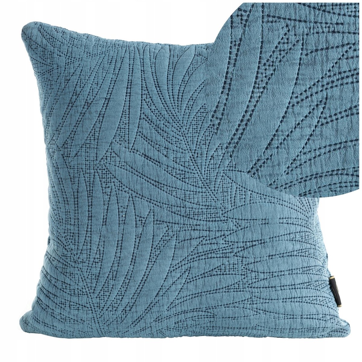 Eurofirany Decoratieve kussenhoezen 45x45cm Stone C. Turquoise - Stonewashed