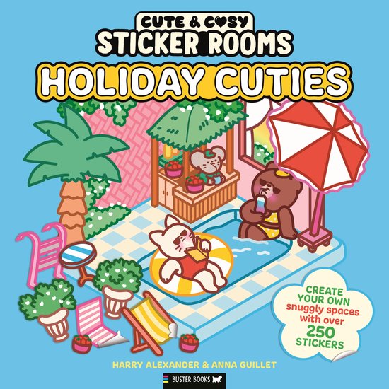 Cute & Cosy- Sticker Rooms: Holiday Cuties - cover