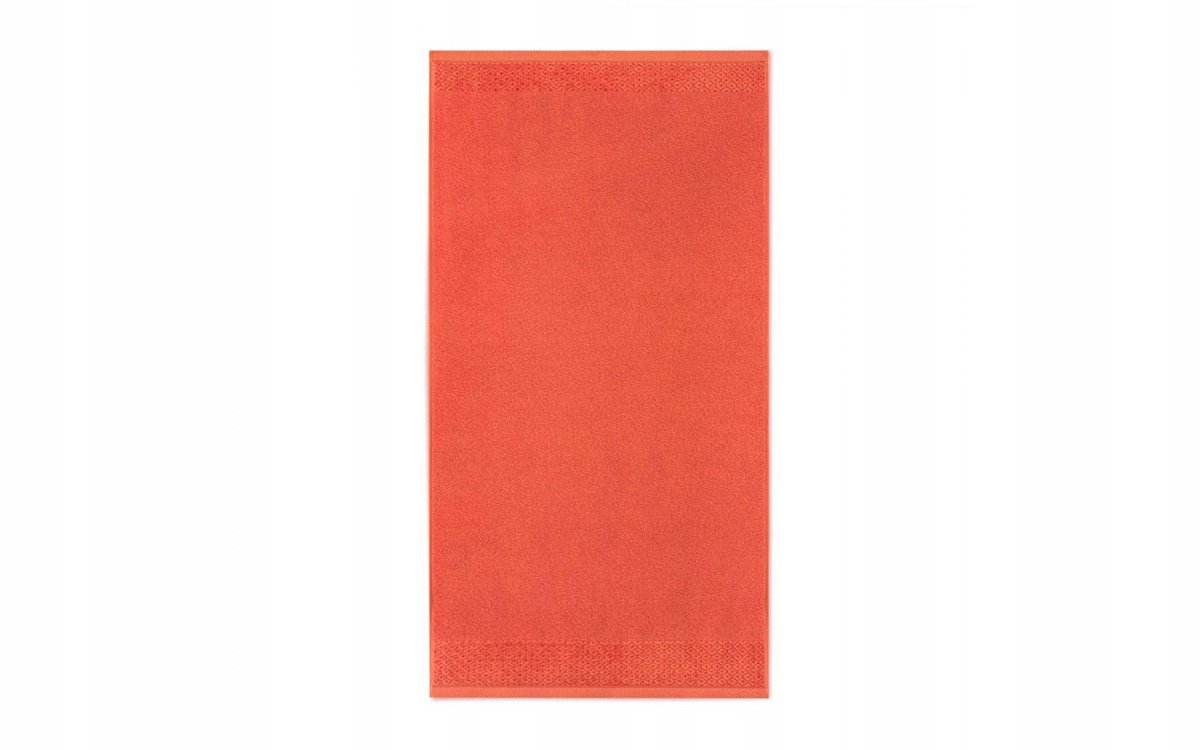 Luxe Koraalrode Badhanddoek Primavera 70x140 cm, 450 g/m², Egyptisch Katoen