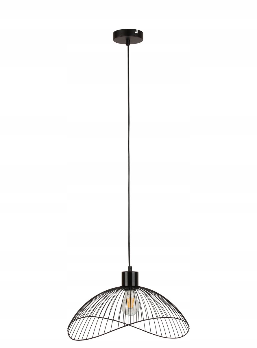 RETO 2 handlamp, E27, IP20, zwart, metaal, Ø50cm