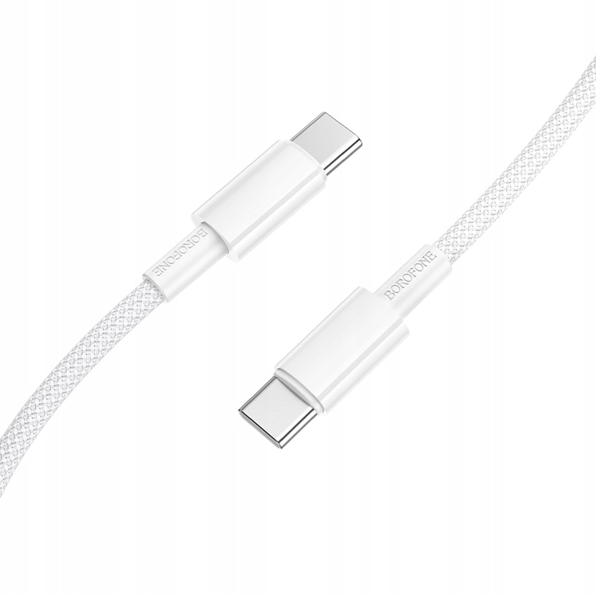USB-C naar USB-C Kabel 1m 60W Snel Opladen Duurzaam Gevlochten