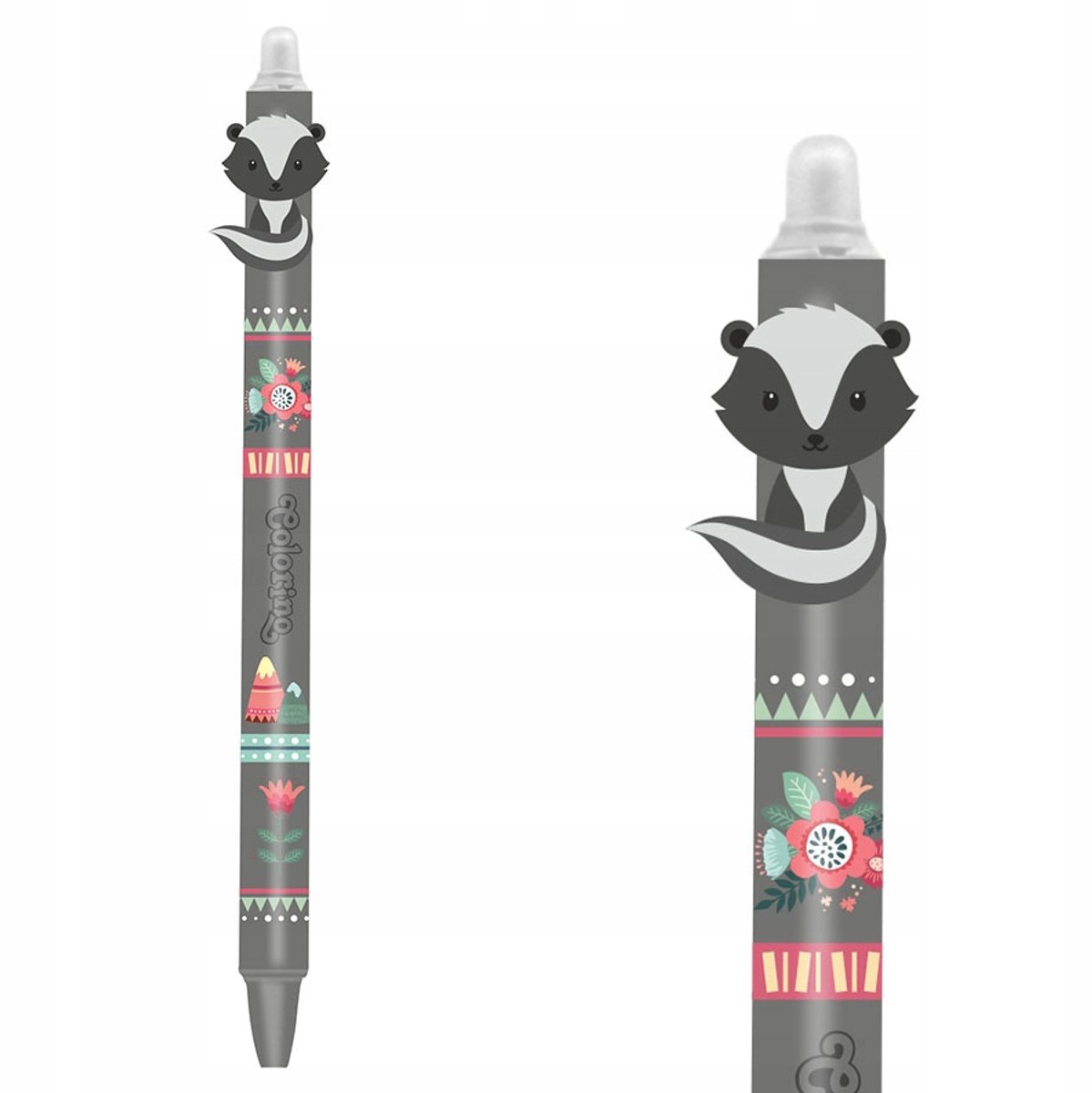 Colorino Uitwisbare Penen met Bosdieren - Skunk Design