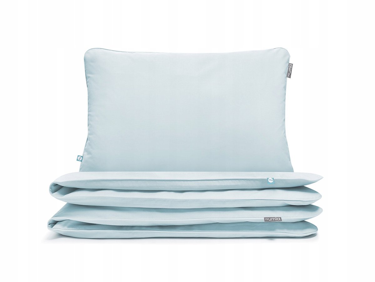Basic Blauw Kinderbeddengoed 100x135 cm - 100% Katoen