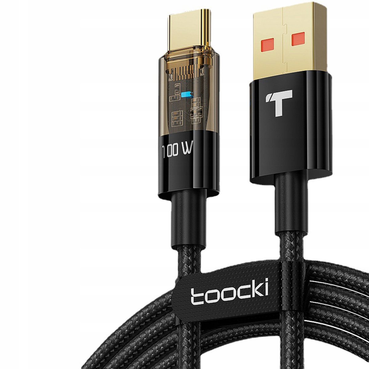 TOOCKI USB-C Kabel 100W PD QC - Snel Laden & Data Transmissie