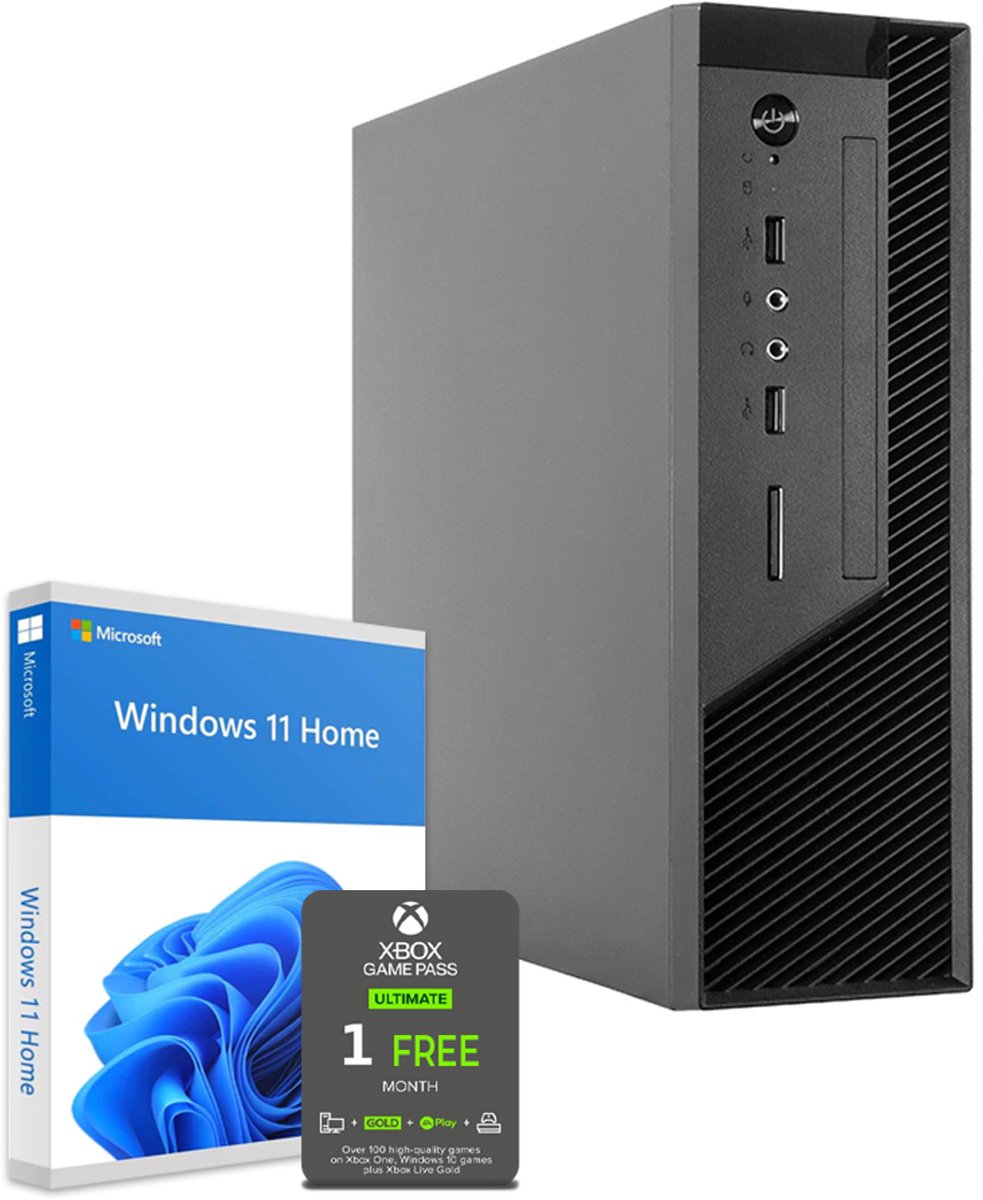 Sedatech Mini-PC Werkstation ITX • AMD Ryzen 5 8500G 6x 3.5GHz • Radeon Graphics • 32Gb DDR5 • 2Tb SSD M.2 • DVD-RW • WiFi • Bluetooth, USB C • CardReader • Windows 11 • Desktop computer