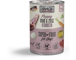 MAC's DOG - Puppy Blik 6x400g - Rund & Geit