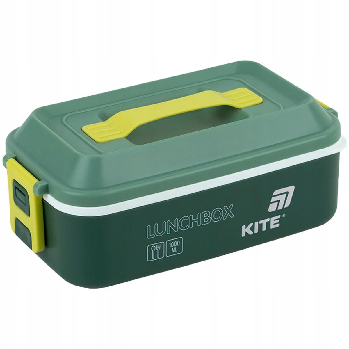Kite Lunchbox met Bestek Groen 1000 ml BPA-vrij