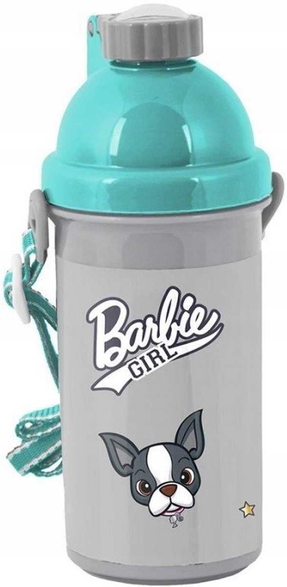 Paso Bidon Barbie Girl BAR-3021 - 500ml, verstelbare band
